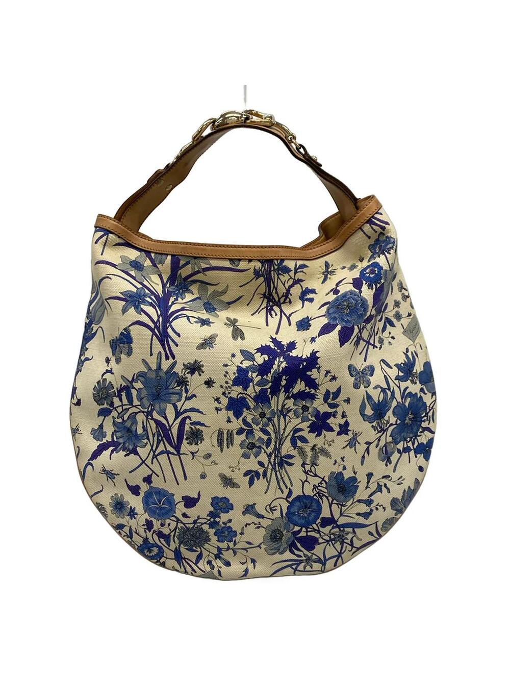 Gucci Horsebit/Flora Cream Blue Brown #373480G82B